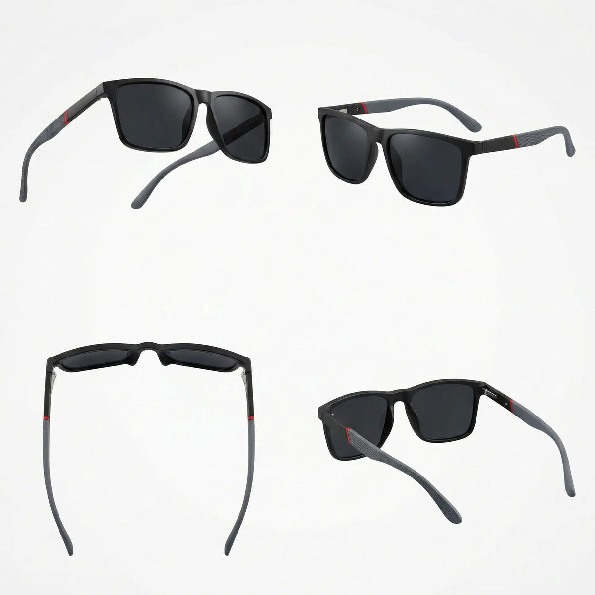 Óculos De Sol Triton Grey E Blue Uv400 Polarizado Unissex