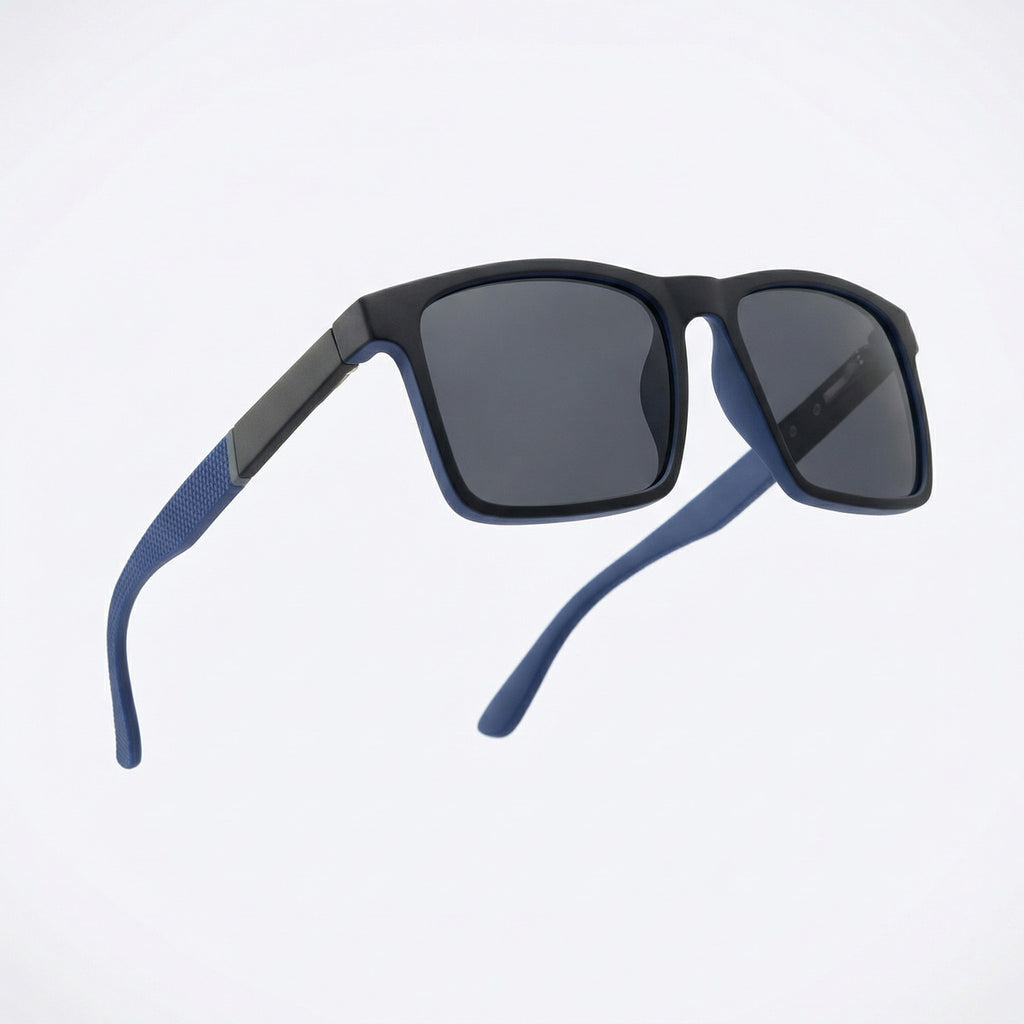 Óculos De Sol Triton Grey E Blue Uv400 Polarizado Unissex