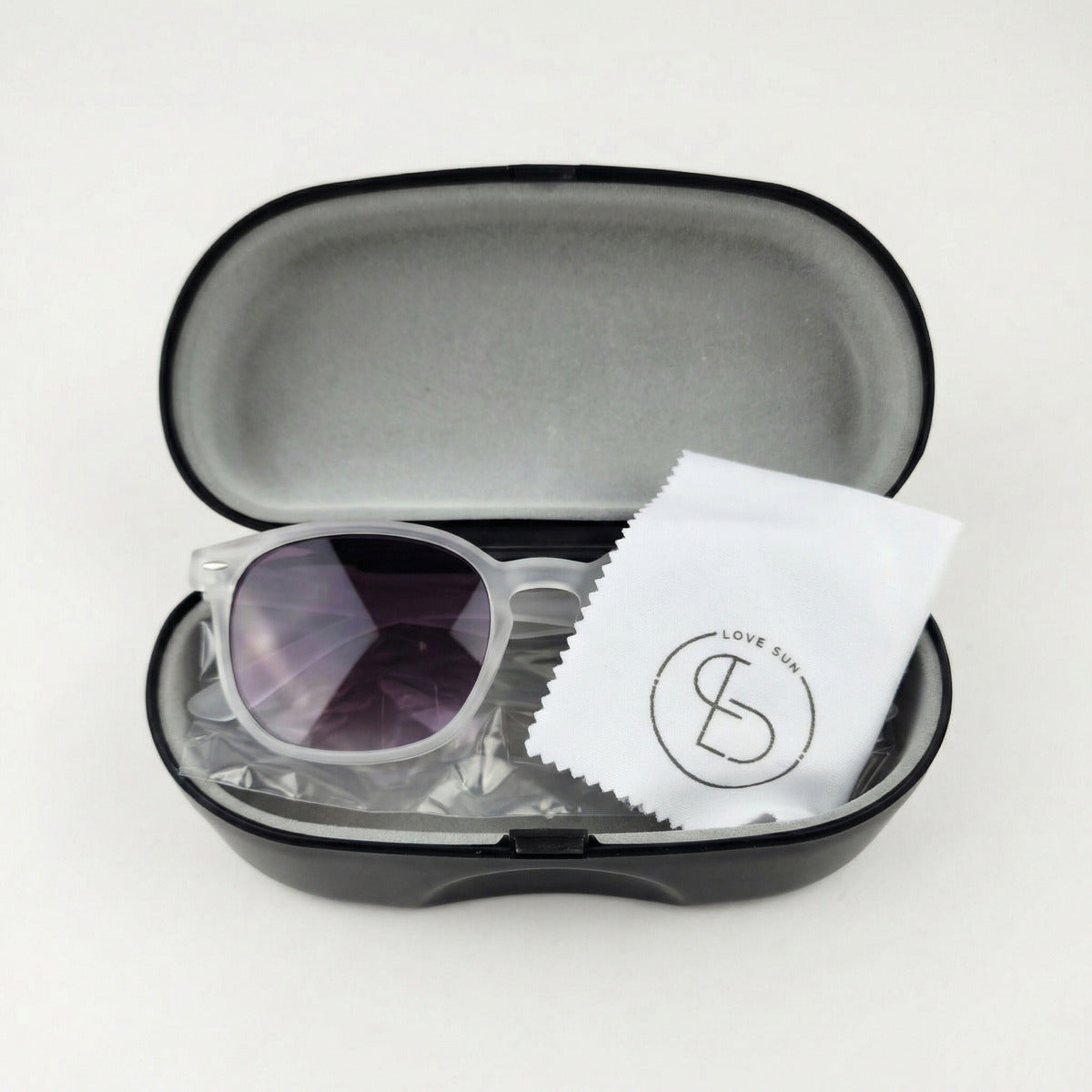 Óculos De Sol Lumina Cristal Lilac Uv400 Polarizado Unissex