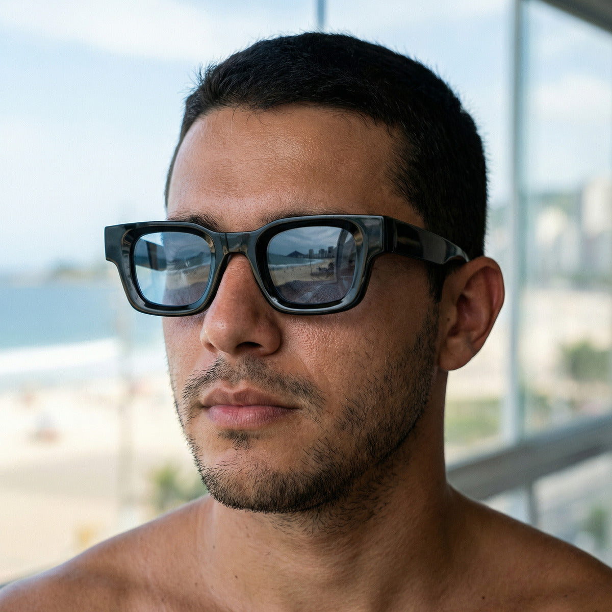 Óculos De Sol Bayran Sunset Sunrise Noir Uv400 Polarizado