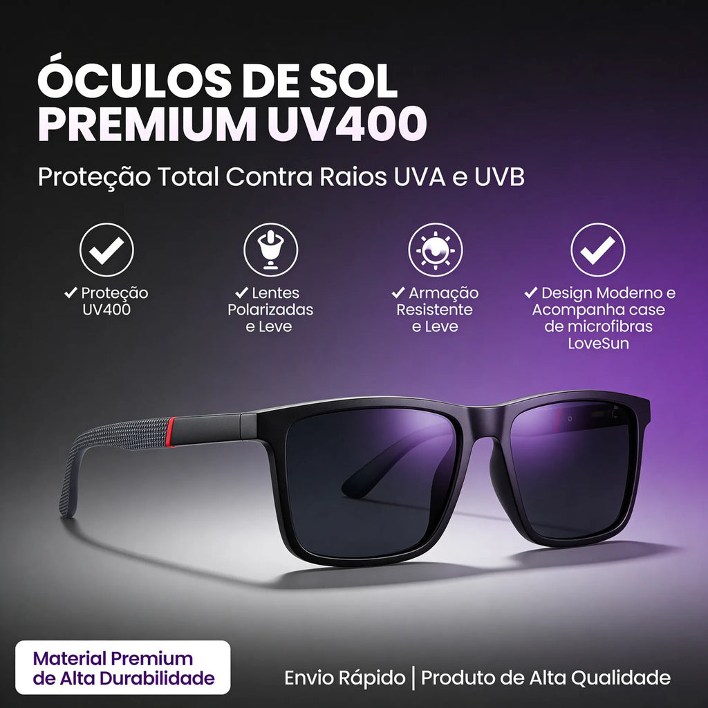 Óculos De Sol Triton Grey E Blue Uv400 Polarizado Unissex