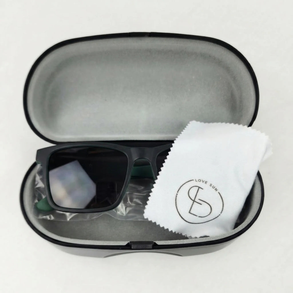 Óculos De Sol Triton Grey E Blue Uv400 Polarizado Unissex