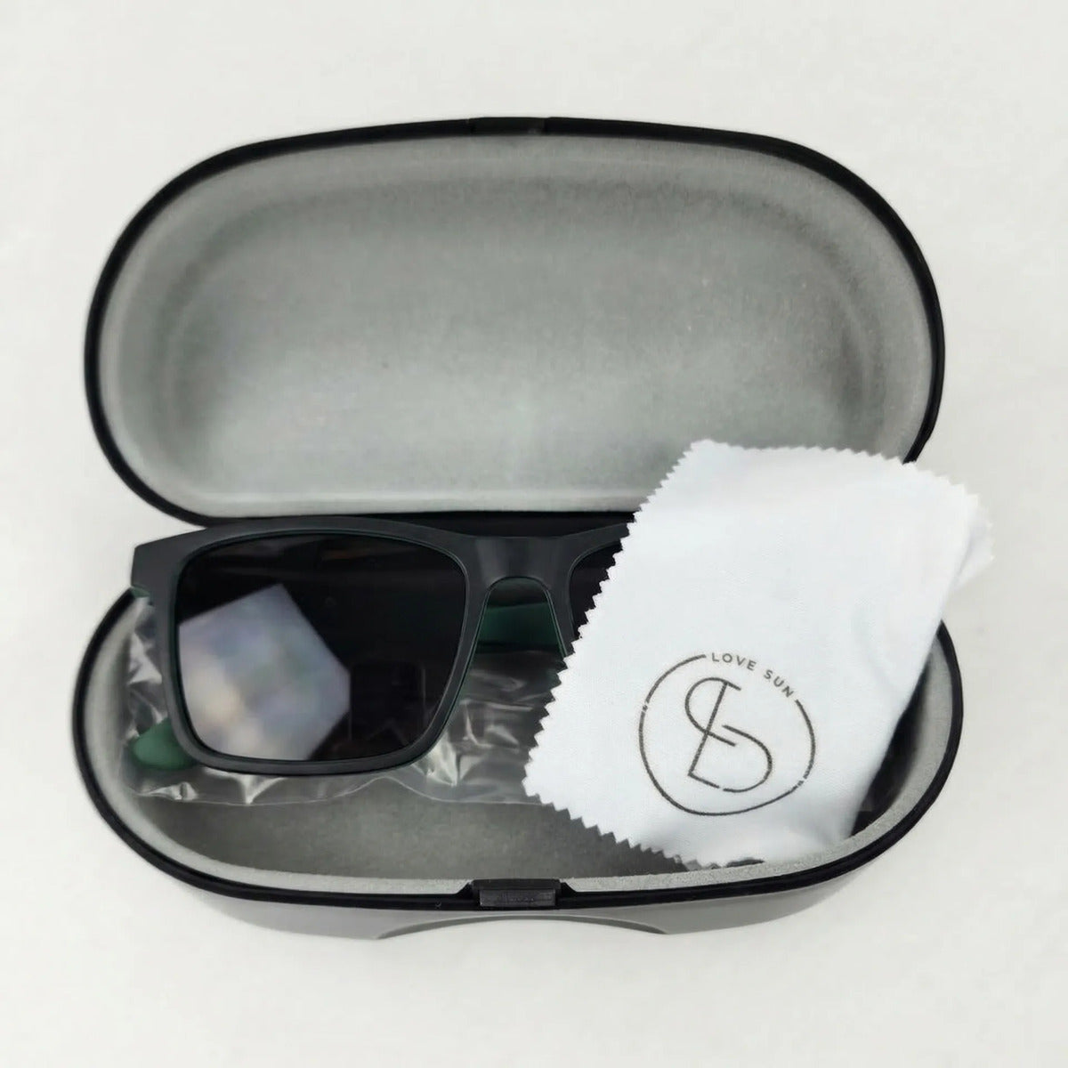 Óculos De Sol Triton Grey E Blue Uv400 Polarizado Unissex