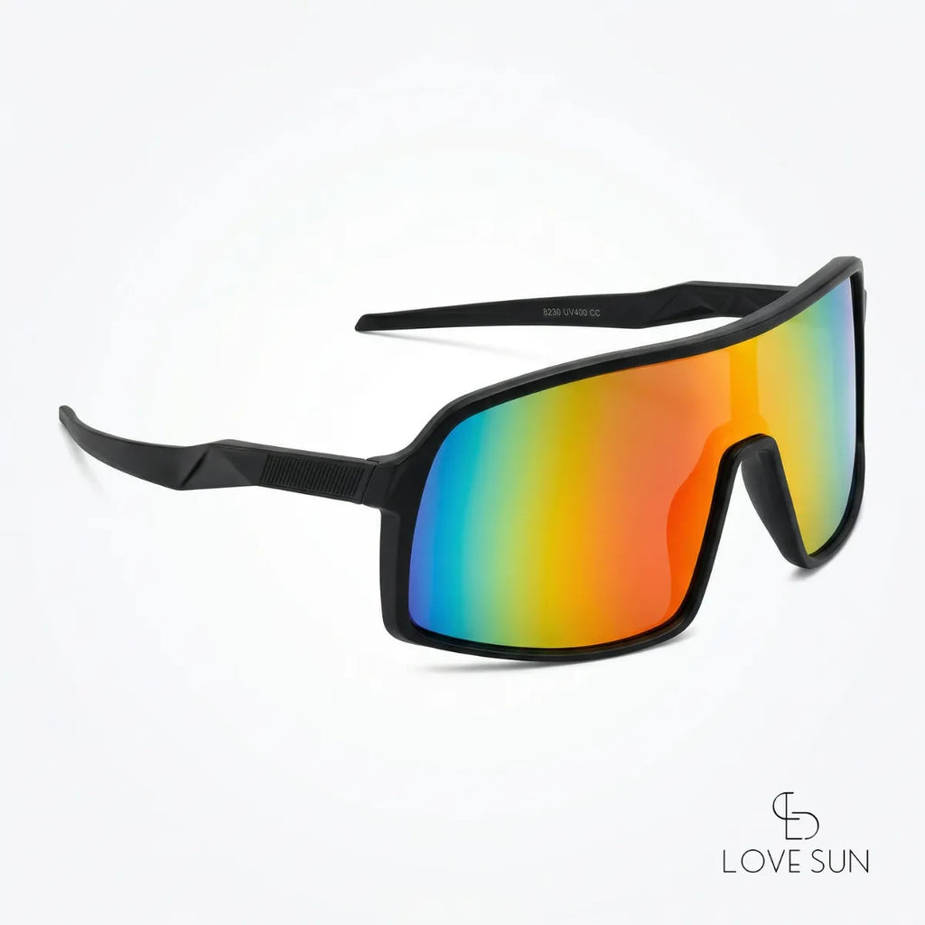 Óculos Ciclismo Esportivo Uv400 Espelhado Rainbow Lovesun
