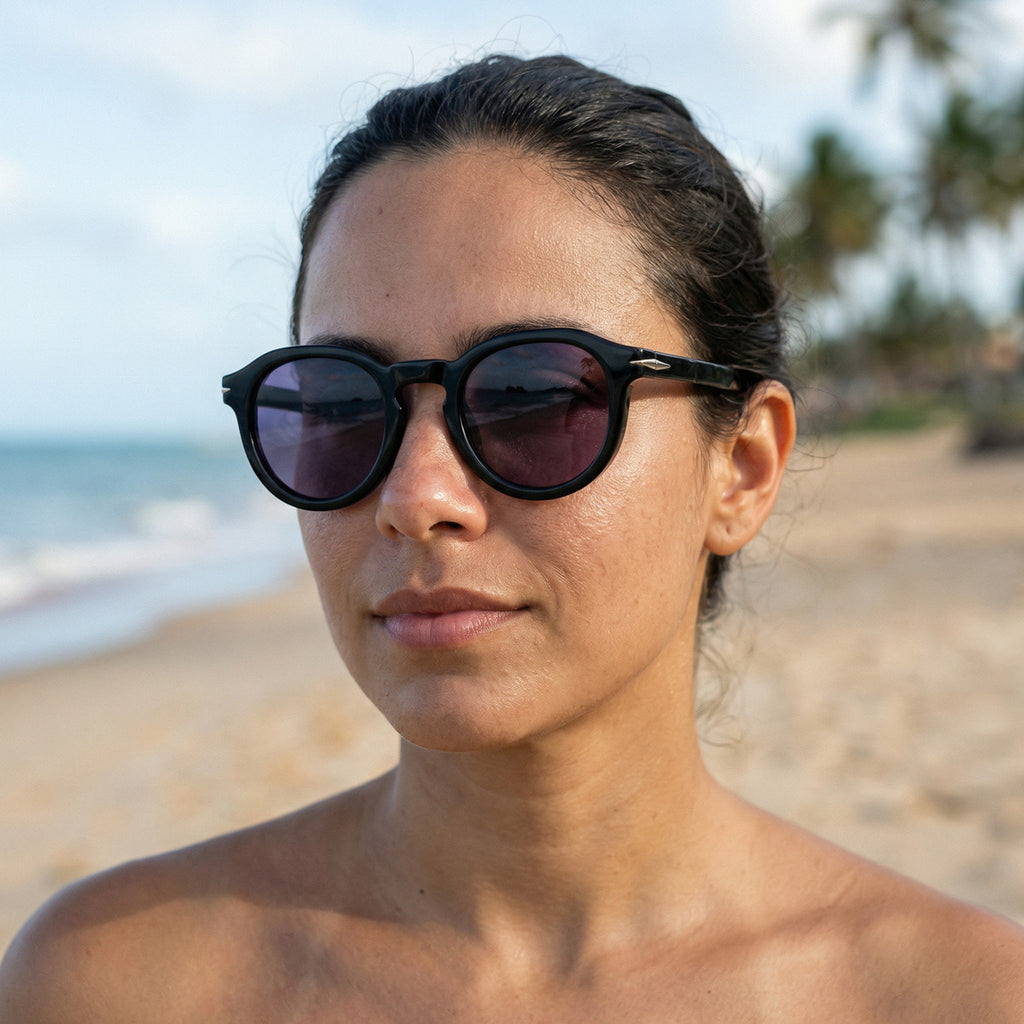 Óculos De Sol Talisman Tortoise - Noir Uv400 Polarizado