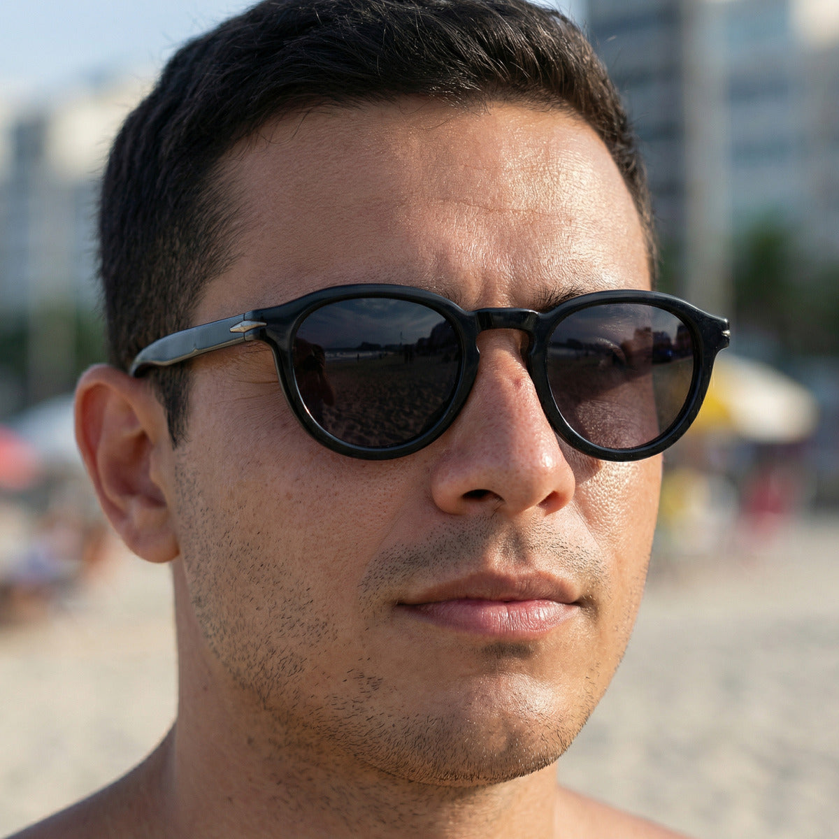 Óculos De Sol Talisman Tortoise - Noir Uv400 Polarizado