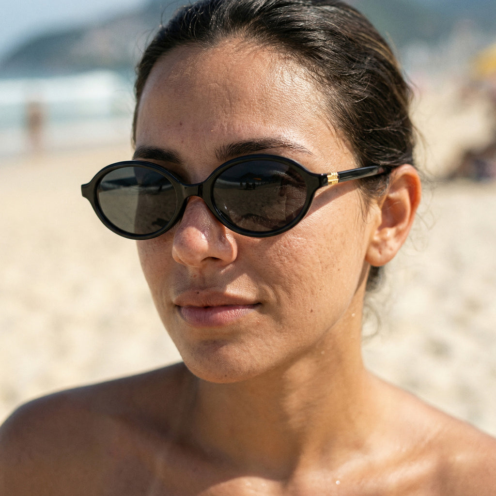 Óculos De Sol Nobre Miu Luxury - Blackout Uv400 Polarizado