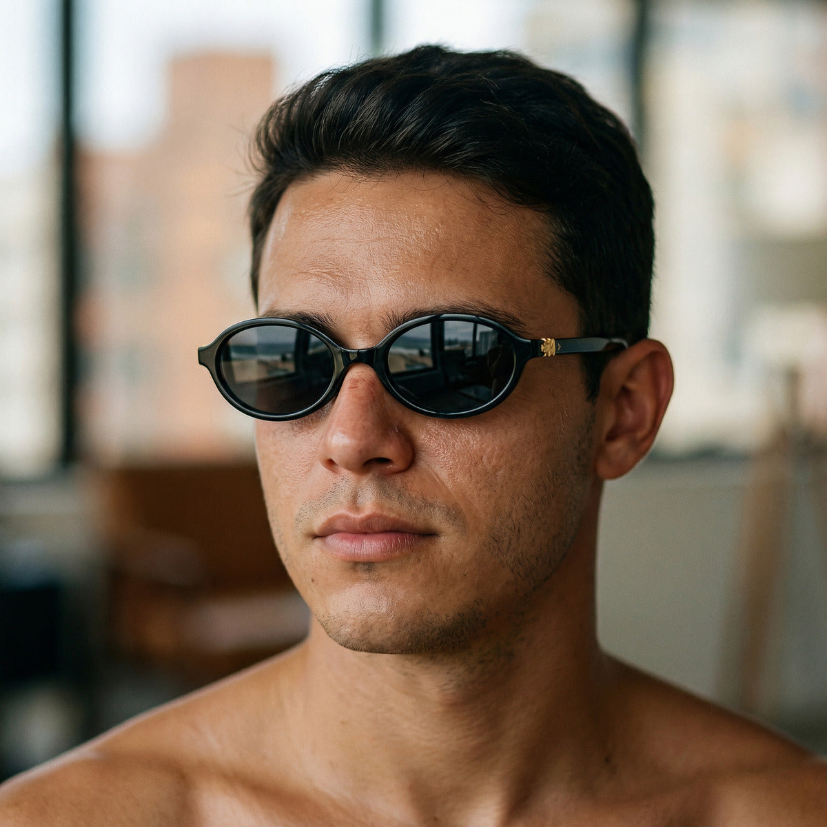 Óculos De Sol Nobre Miu Luxury - Blackout Uv400 Polarizado