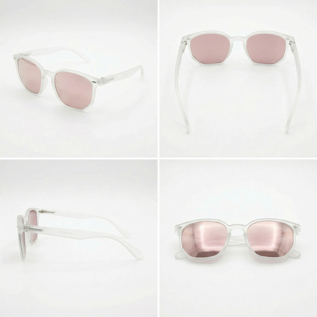 Óculos De Sol Lumina Cristal Lilac Uv400 Polarizado Unissex
