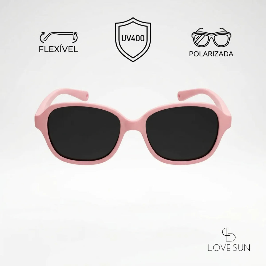 Óculos De Sol Softflex Kids Pinky-rosa Unissex