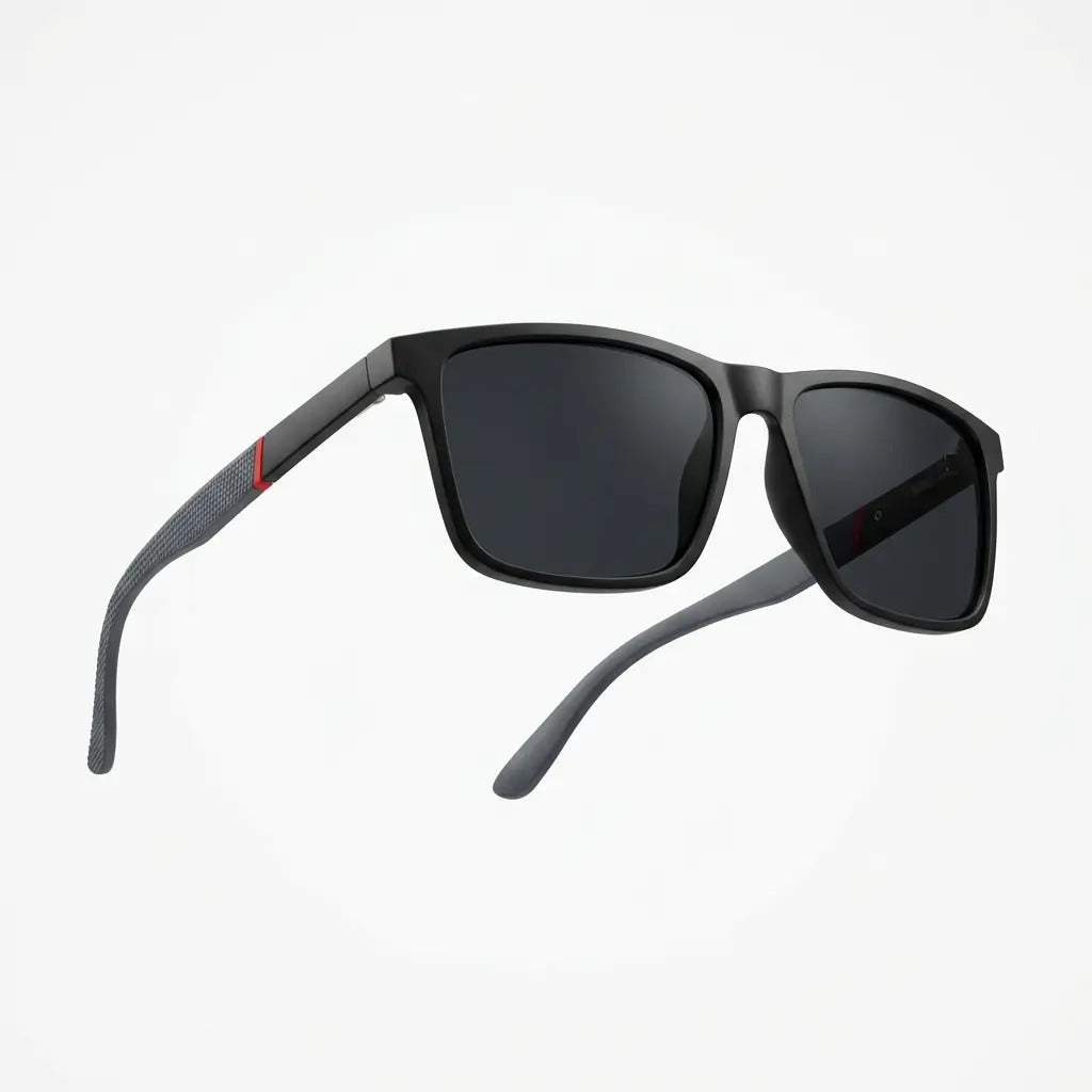 Óculos De Sol Triton Grey E Blue Uv400 Polarizado Unissex