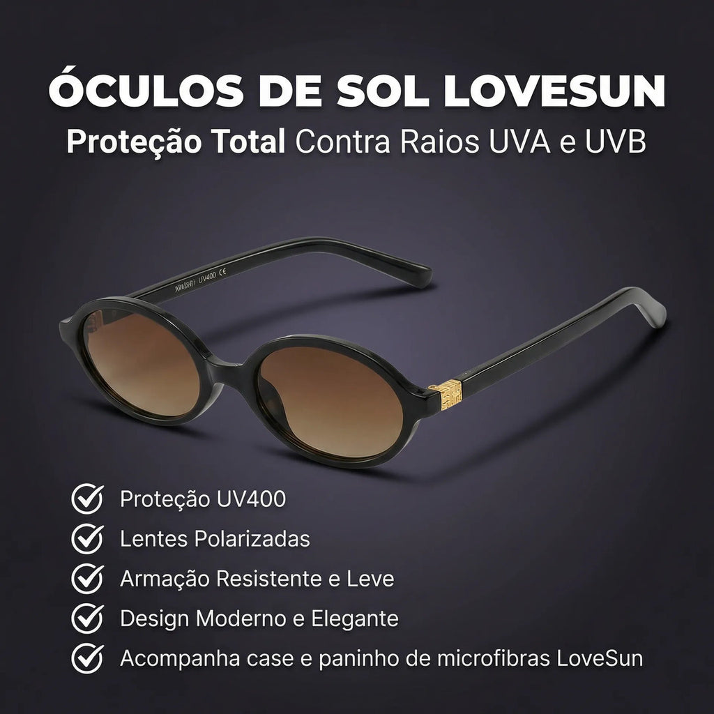 Óculos De Sol Nobre Versage 8 - Noir Uv400 Polarizado