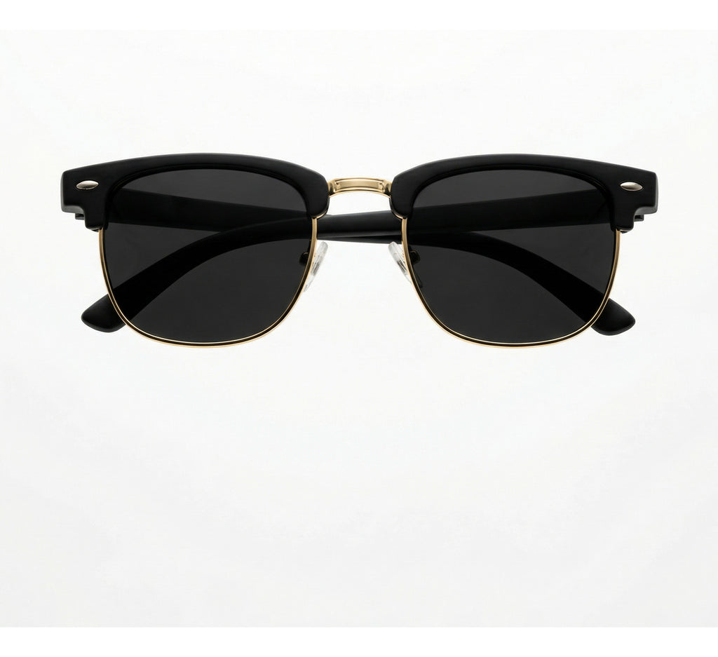 Óculos De Sol Aura Noir E Gold Uv400 Polarizado Unissex