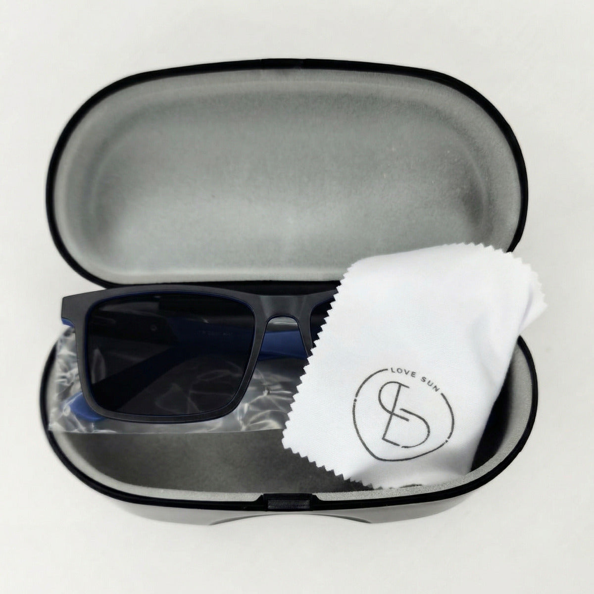 Óculos De Sol Triton Grey E Blue Uv400 Polarizado Unissex